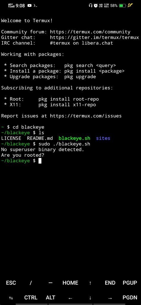 Use privilege escalation exploit for temporary root acess. . No superuser binary detected termux